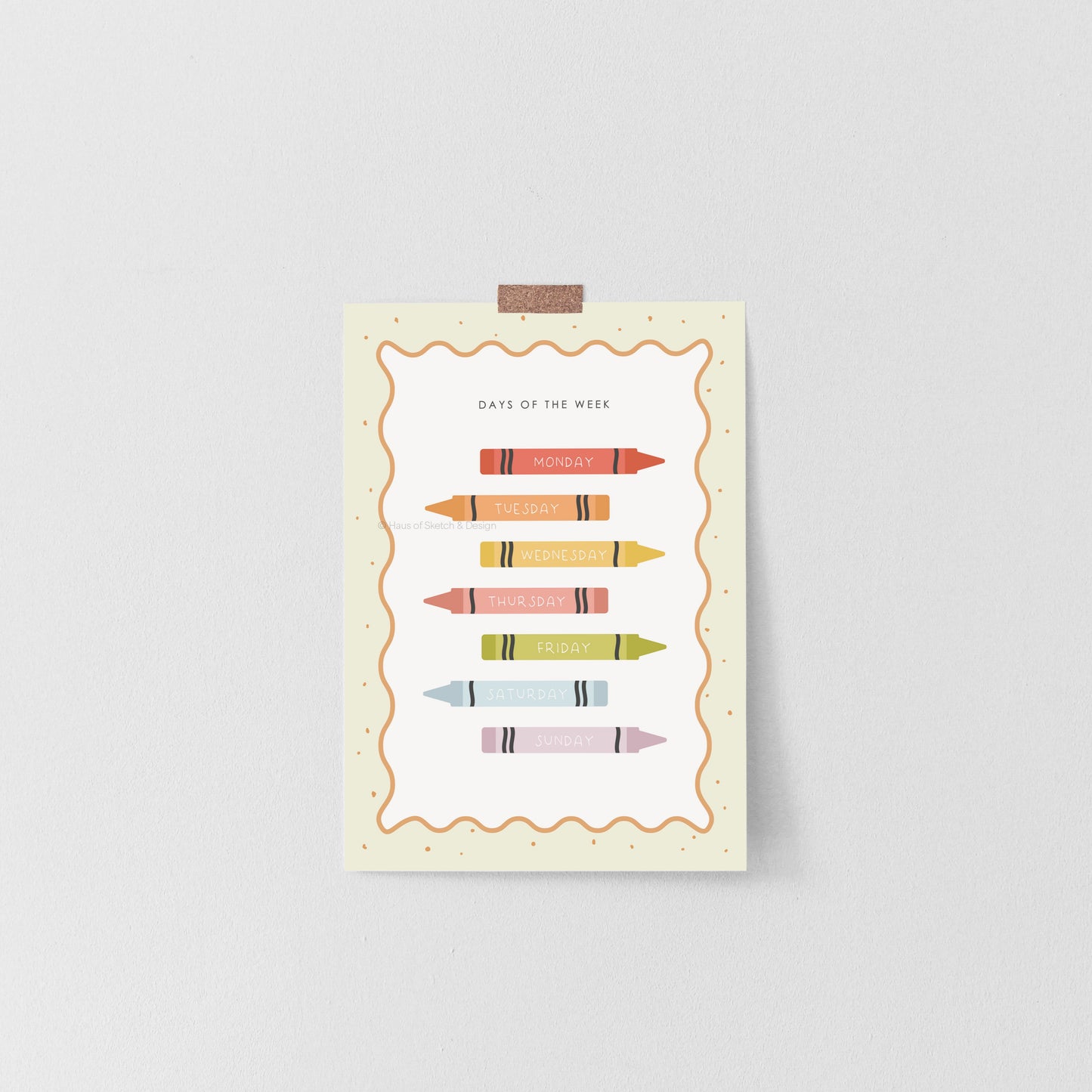 Days of the Week Print