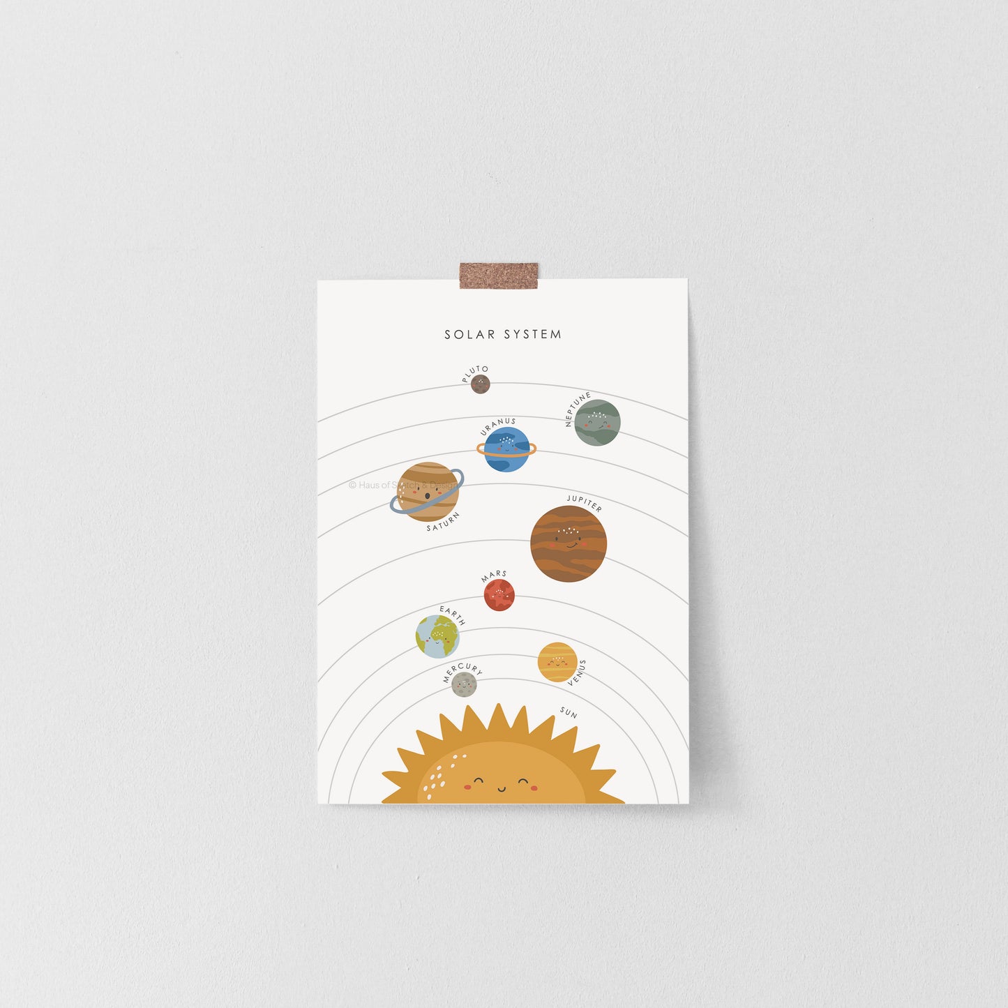 Solar System Poster