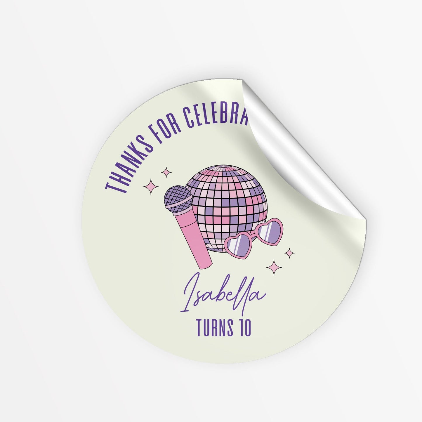 Disco Party Stickers