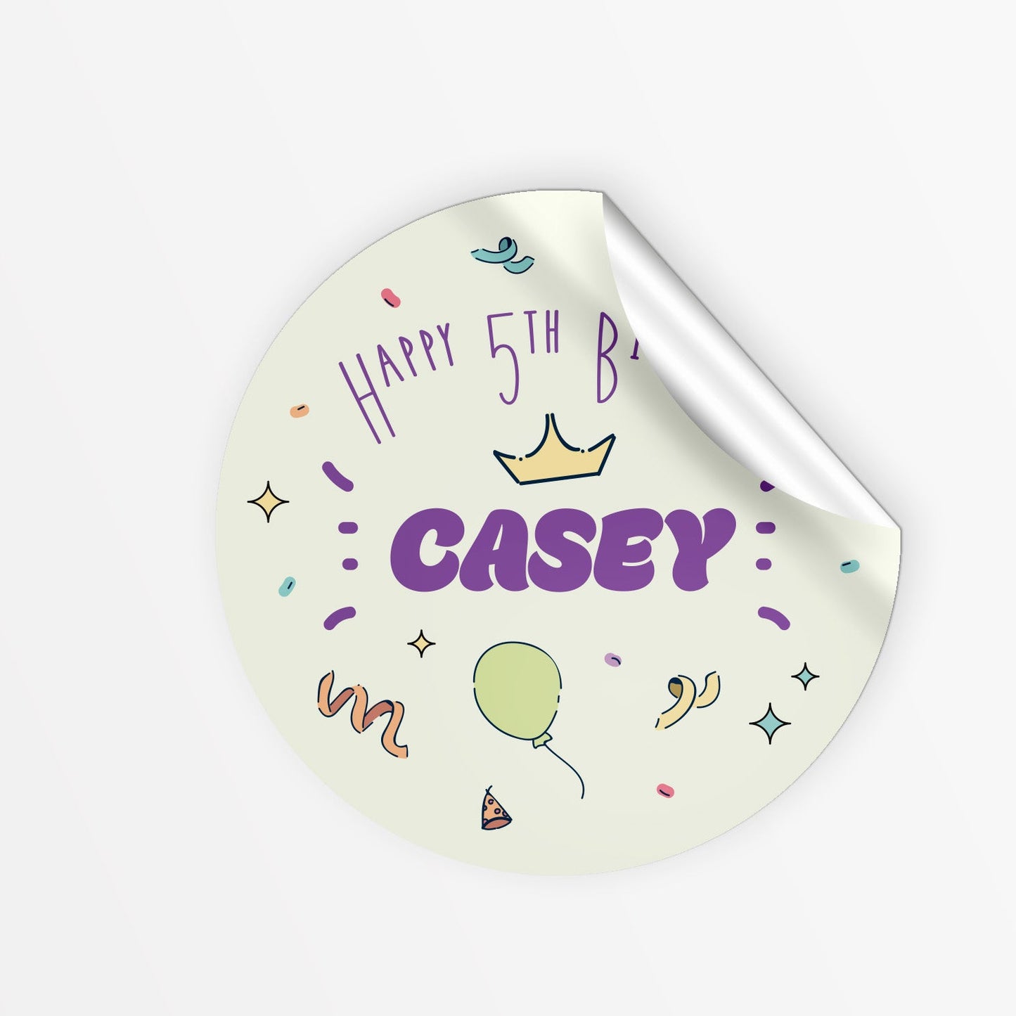 Retro Party Stickers