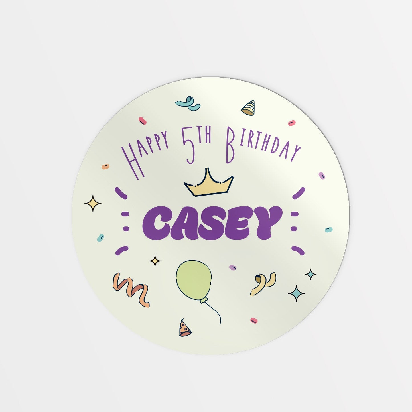 Retro Party Stickers