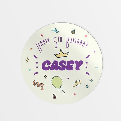 Retro Party Stickers