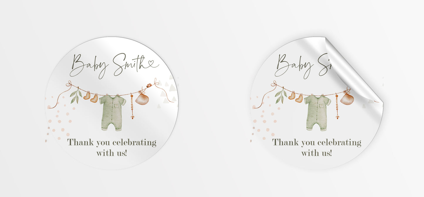 Baby Shower Stickers