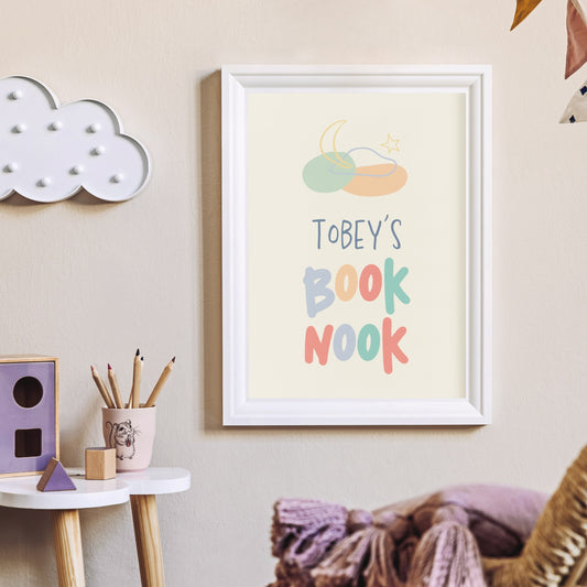 Book Nook print