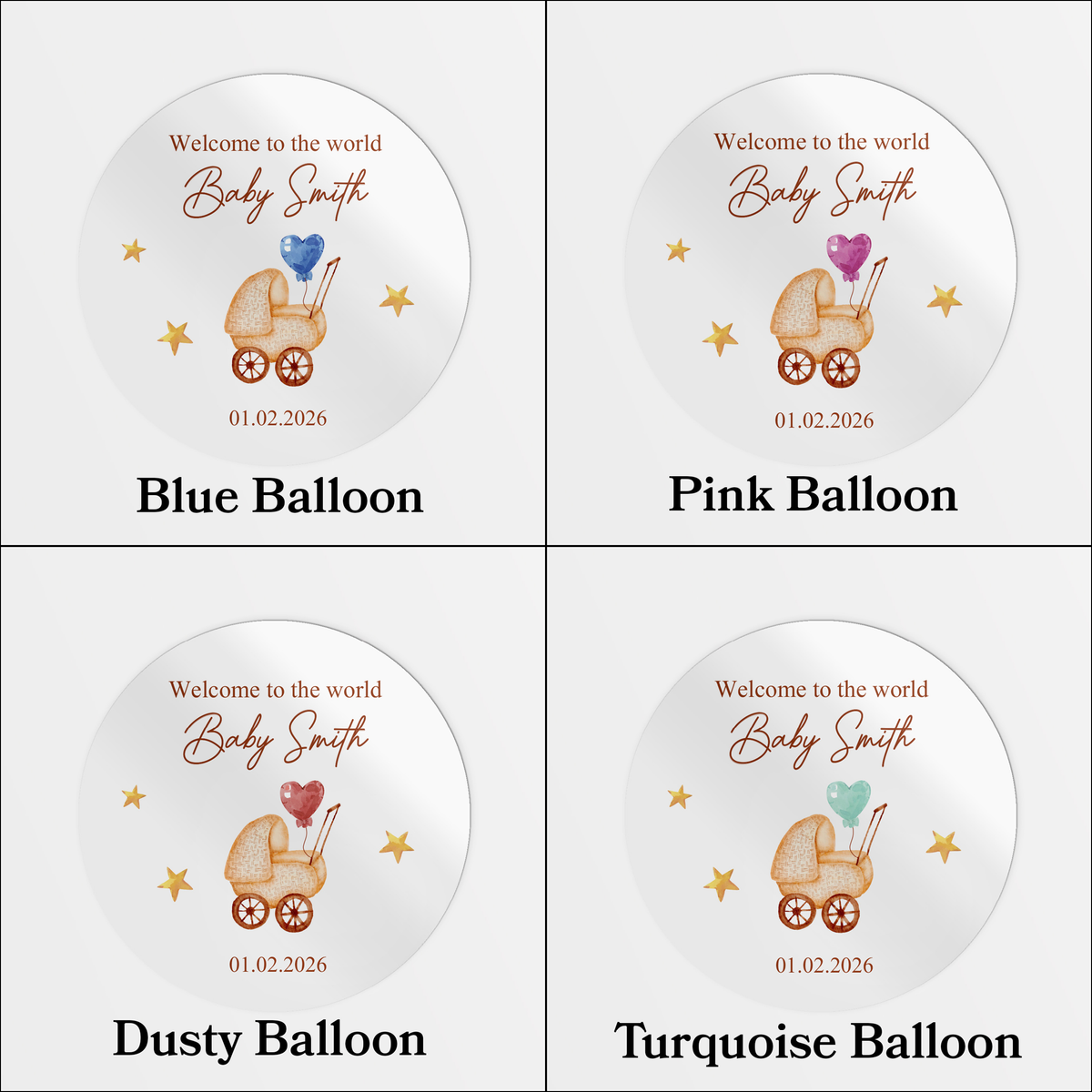Baby Pram Stickers