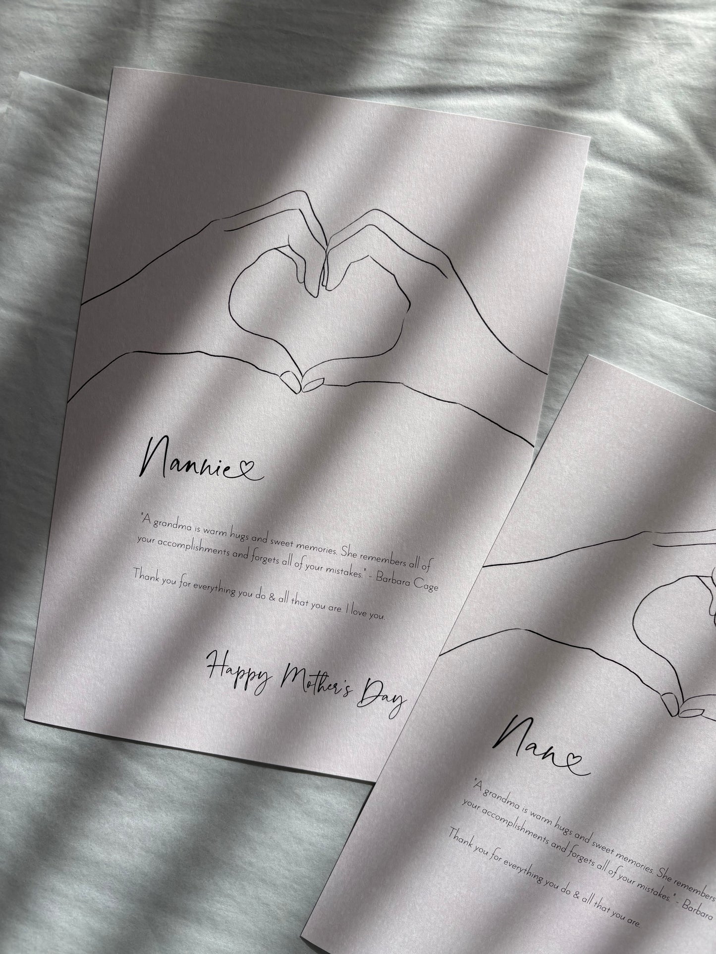 Grandmother (love heart hands)