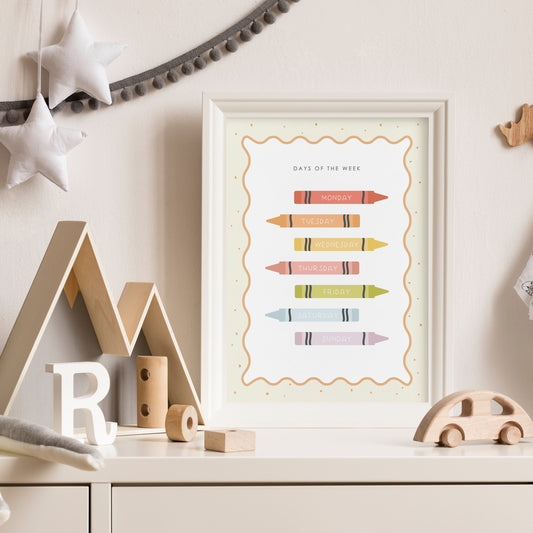 Days of the Week Print