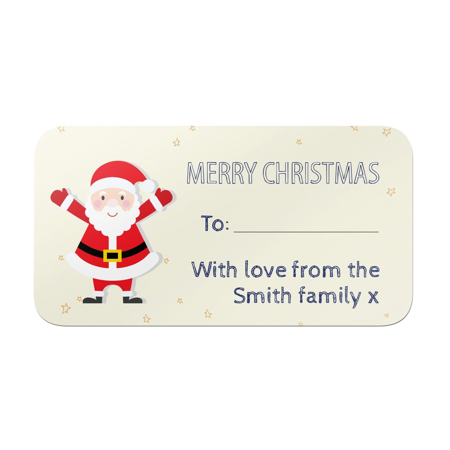 Personalised Santa gift labels