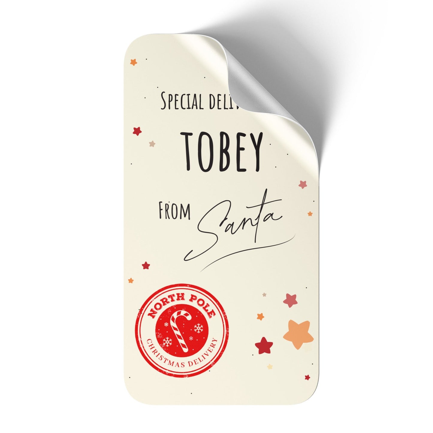 Personalised 'From Santa' labels