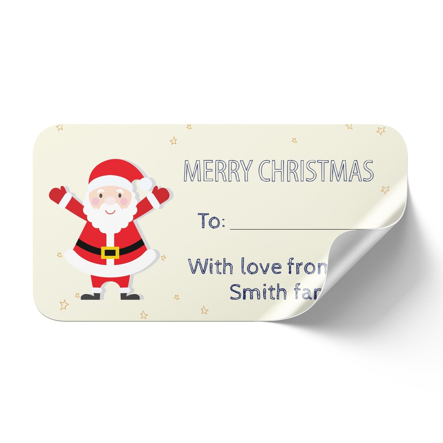 Personalised Santa gift labels