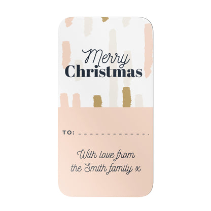 Personalised Christmas gift labels - rectangle