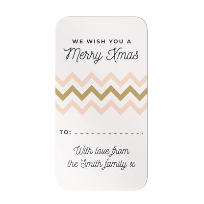 Personalised Christmas gift labels - rectangle