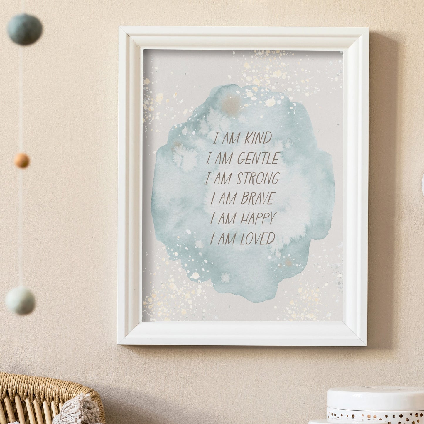 Cloud Affirmation Poster