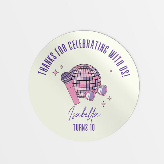 Disco Party Stickers