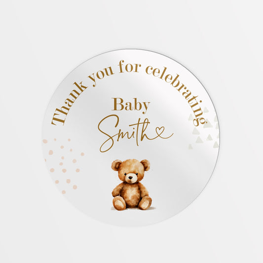 Teddy Party Stickers