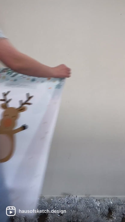 Pin the nose on Rudolph