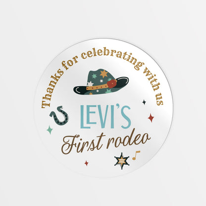 Rodeo Party Stickers